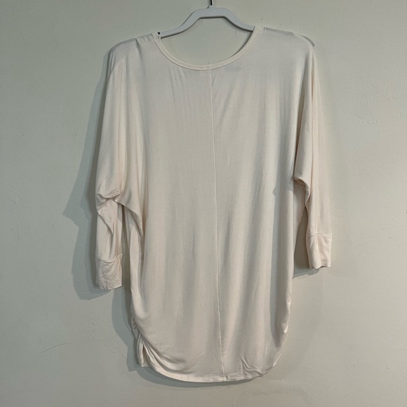 Zenana Ruching It Up Top Cream S - Picture 2 of 8